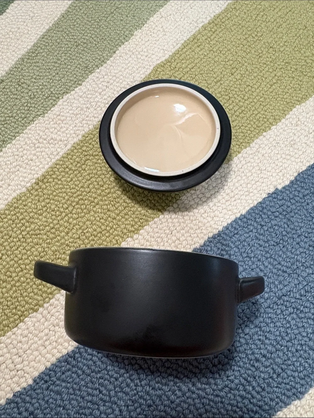 Le Creuset Black Bat Mini Cocotte with Lid